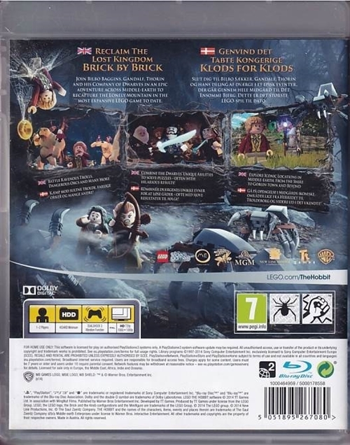 Lego The Hobbit - PS3 (B Grade) (Genbrug)